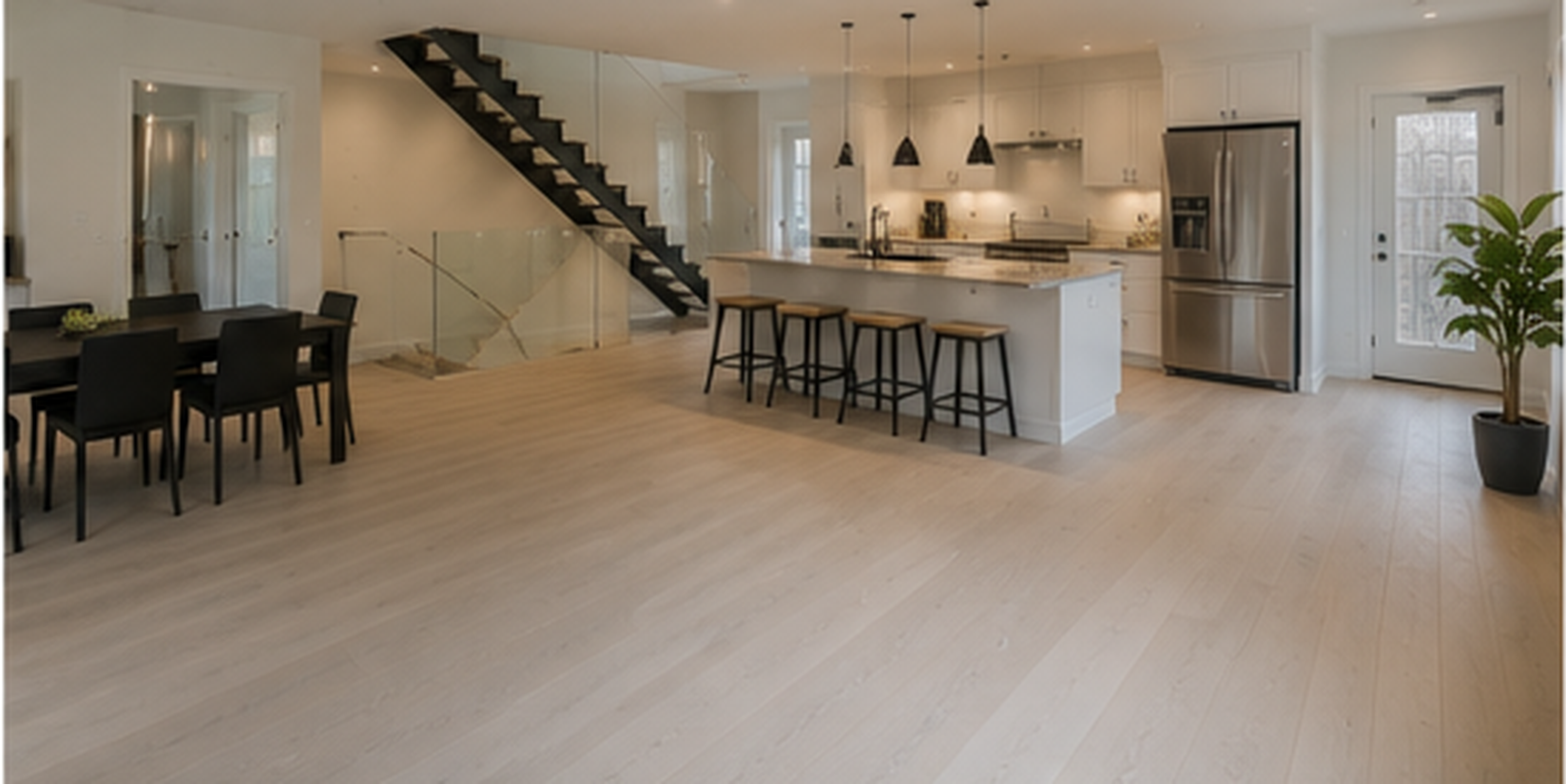 Thornhill Open Concept Living — Wall Removal & Flooring