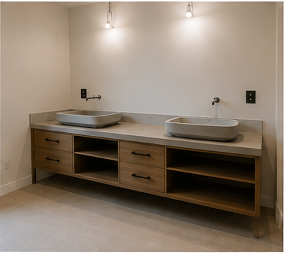 After — Shower Detail